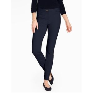 Talbots Woman Petites Dalton Skinny Stretch Pants Navy 20P
